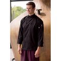 Nathan Caleb Soho Crossover Chef Coat in Black - 2XLarge NA2065706